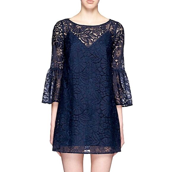 Elizabeth and James dress Glorietta lace shift M - Picture 2 of 6